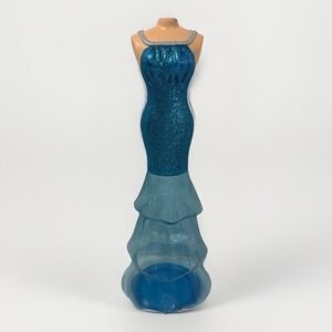 Lisa Frank Crazy Shapes Blue Dress Bank 16" Vintage Plastic Coin Holder HTF